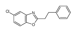5-chloro-2-(2-phenylethyl)-1,3-benzoxazole结构式
