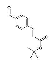 (E)-tert-Butyl 3-(4-formylphenyl)acrylate Structure