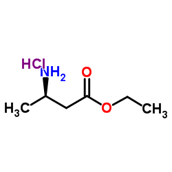 (R)-3-氨基丁酸乙酯盐酸盐结构式