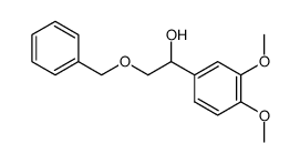 1-(3,4-dimethoxyphenyl)-2-(benzyloxy)ethanol Structure