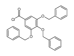 3,4,5-tris(phenylmethoxy)benzoyl chloride Structure
