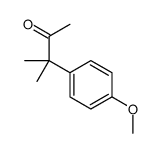 3-(4-methoxyphenyl)-3-methylbutan-2-one结构式