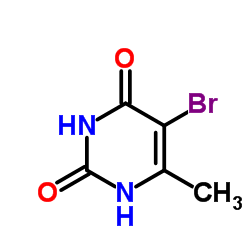 5-溴-6-甲基尿嘧啶结构式