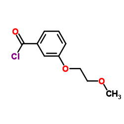 Benzoyl chloride, 3-(2-methoxyethoxy)- (9CI) Structure