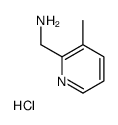 (3-甲基吡啶-2-基)甲胺盐酸盐结构式