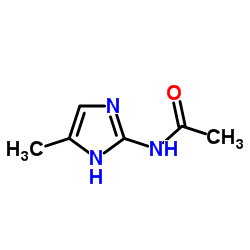 N-(4-甲基-1H-咪唑-2-基)乙酰胺结构式