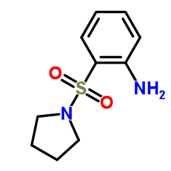1-(2-氨基苯基砜)吡咯烷结构式