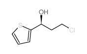 (S)-3-氯-1-(噻吩-2-基)丙烷-1-醇结构式