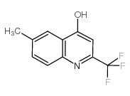 4-Hydroxy-6-methyl-2-(trifluoromethyl)quinoline Structure