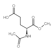 (S)-4-乙酰氨基-5-甲氧基-5-氧代戊酸结构式