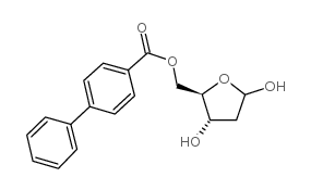 2-deoxy-5-o-(4-phenylbenzoyl)-d-erythro-pentofuranose Structure