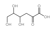 4,5,6-trihydroxy-2-oxo-hexanoic acid结构式
