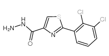 2-(2,3-二氯苯基)-1,3-噻唑-4-羧肼结构式