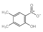 Phenol,4,5-dimethyl-2-nitro-结构式