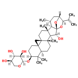 25-Anhydrocimigenol 3-O-beta-D-xyloside Structure