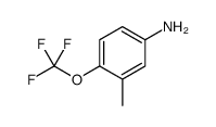 3-甲基-4-三氟甲氧基苯胺结构式
