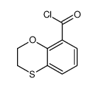 1,4-Benzoxathiin-8-carbonyl chloride, 2,3-dihydro- (9CI)结构式