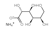 ammonium gluconate Structure