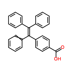 4-(1,2,2-triphenyl vinyl)benzoic acid structure