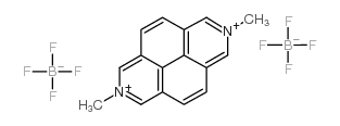 2,7-二甲基苯并[lmn][3,8]菲咯啉-2,7-二鎓四氟硼酸盐结构式