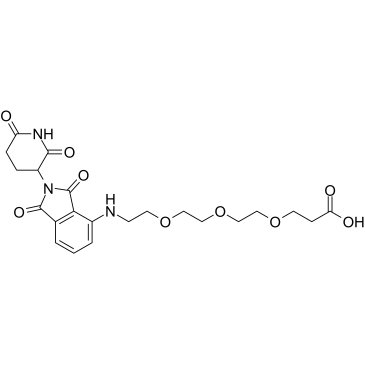 Thalidomide-NH-PEG3-propionic acid图片