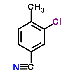 3-Chloro-4-methylbenzonitrile Structure