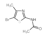 N-(5-溴-4-甲基噻唑-2-基)乙酰胺结构式