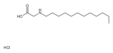 2-(dodecylamino)acetic acid,hydrochloride结构式