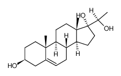 (3β,20R)-孕5-烯-3,17,20-三醇图片