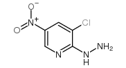 3-chloro-2-hydrazino-5-nitropyridine structure