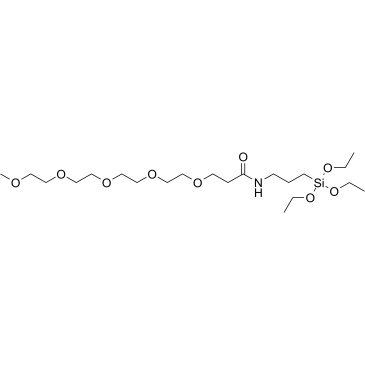 m-PEG5-triethoxysilane Structure