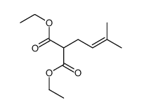 diethyl (3-methylbut-2-enyl)malonate Structure