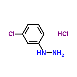 3-氯苯肼盐酸盐结构式