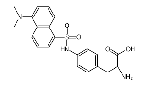 (2S)-2-amino-3-[4-[[5-(dimethylamino)naphthalen-1-yl]sulfonylamino]phenyl]propanoic acid Structure
