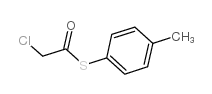 S-氯乙酰基-P-巯基甲苯结构式