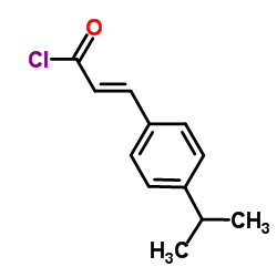 (2E)-3-(4-Isopropylphenyl)acryloyl chloride Structure