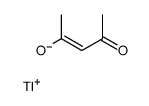 乙酰丙酮铊(I)结构式