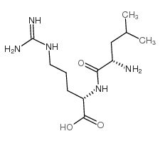 H-Leu-Arg-OH acetate salt结构式