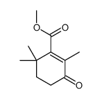 methyl 2,6,6-trimethyl-3-oxocyclohexene-1-carboxylate结构式