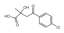 acide α-methyl β-p-chloro-benzoyl lactique Structure