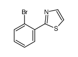 2-(2-bromophenyl)-1,3-thiazole结构式