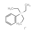 Phosphonium,triethylphenyl-, iodide (1:1) Structure