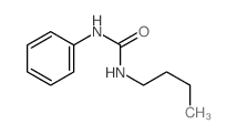 Urea,N-butyl-N'-phenyl-结构式