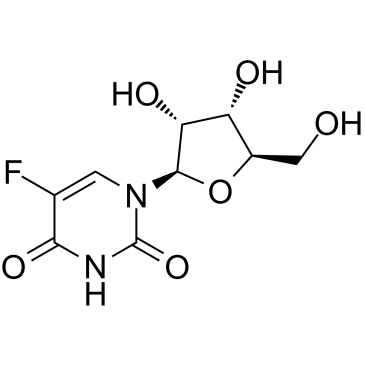 5-Fluorouridine structure