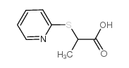 2-(pyridin-2-ylthio)propanoic acid Structure