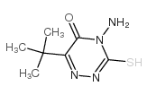 4-Amino-6-(tert-butyl)-3-mercapto-1,2,4-triazin-5(4H)-one structure