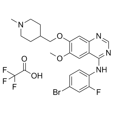 Vandetanib trifluoroacetate Structure