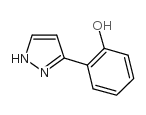 2-(1H-吡唑-3-基)苯酚结构式