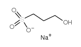Sodium 3-hydroxypropane-1-sulphonate Structure