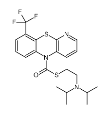 8-(Trifluoromethyl)-10H-pyrido[3,2-b][1,4]benzothiazine-10-carbothioic acid S-[2-[bis(1-methylethyl)amino]ethyl] ester Structure
